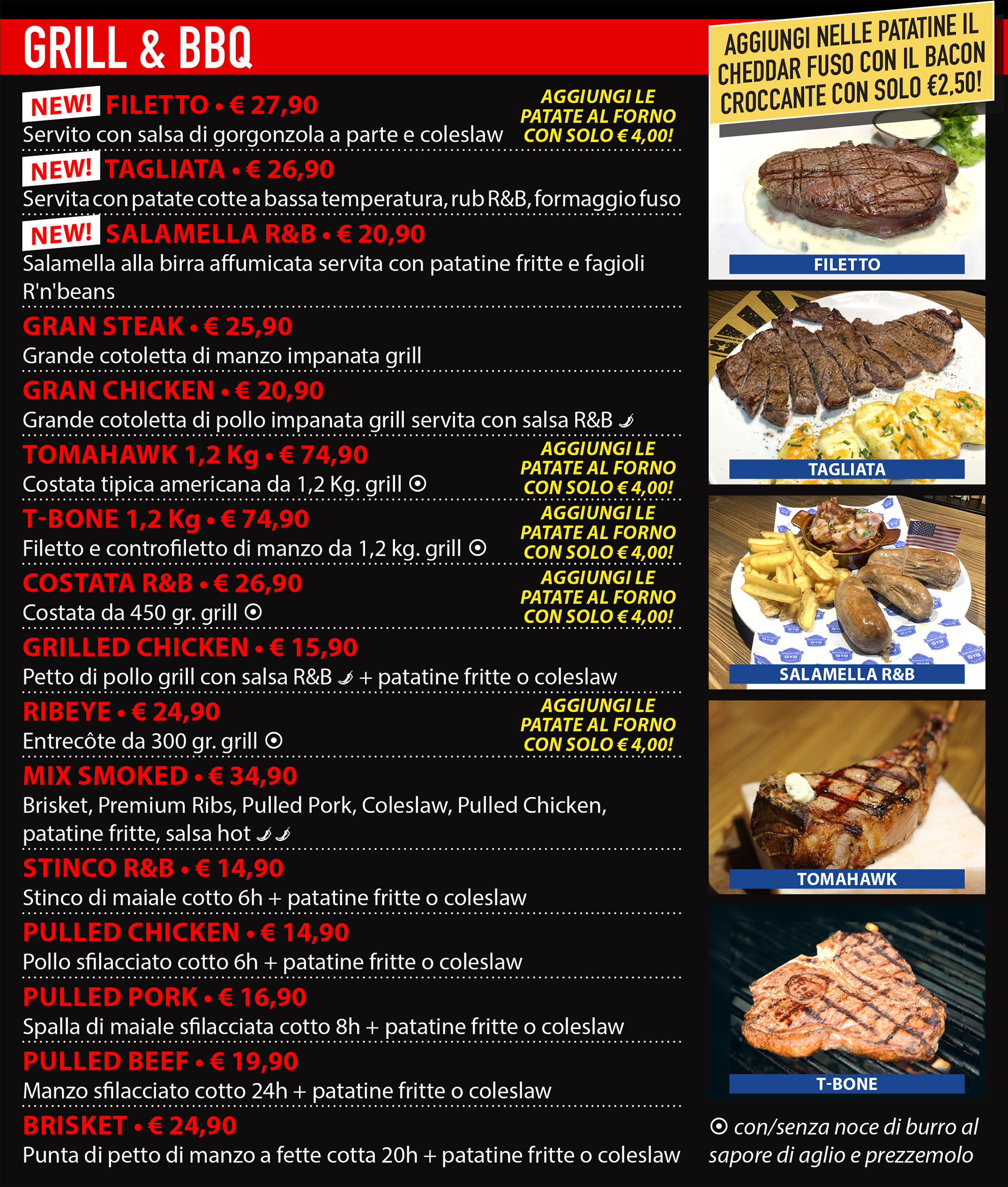 Menù Grill & BBQ
